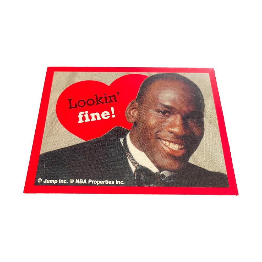 Vintage Michael Jordan Valentine From 1990s Lookin Fine Logo
